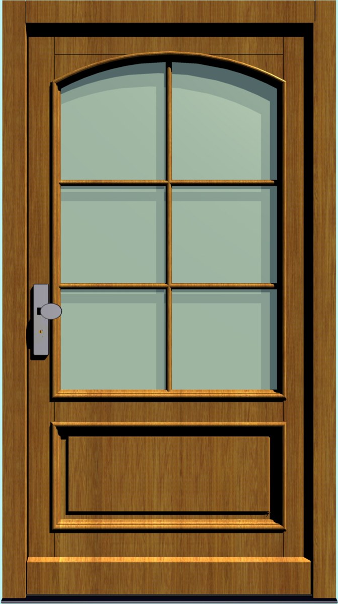 Holz-Hauseingangstür HT-S-111