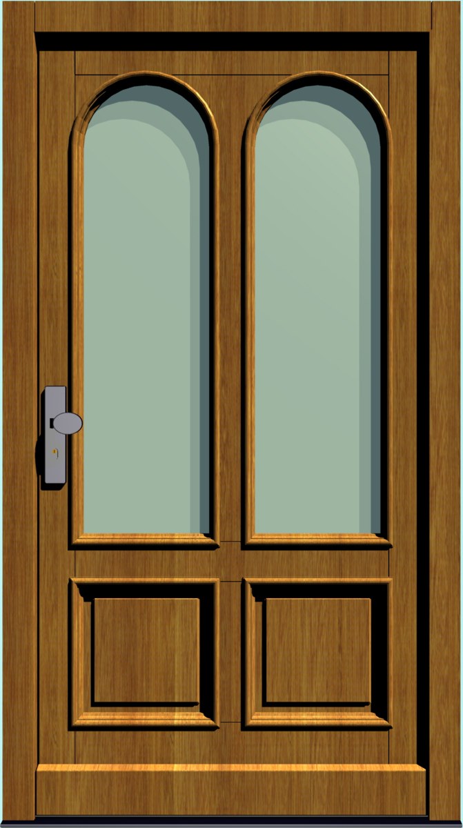 Holz-Hauseingangstür HT-S-118