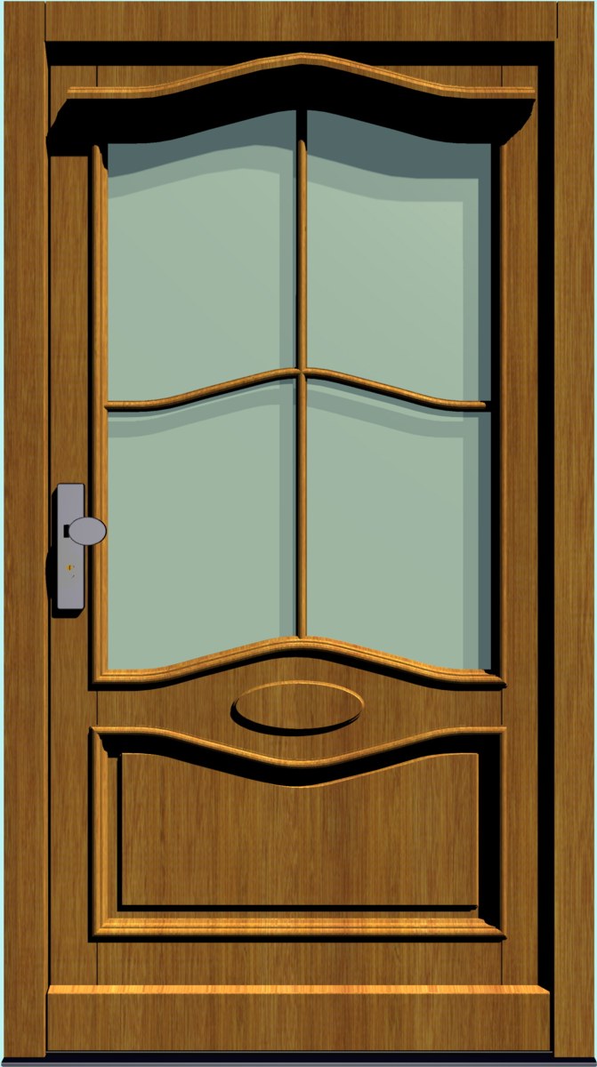 Holz-Hauseingangstür HT-S-193