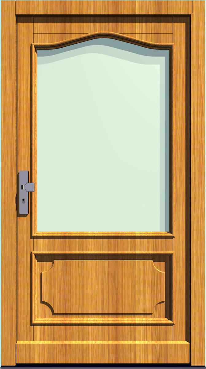 Holz-Hauseingangstür HT-S-196