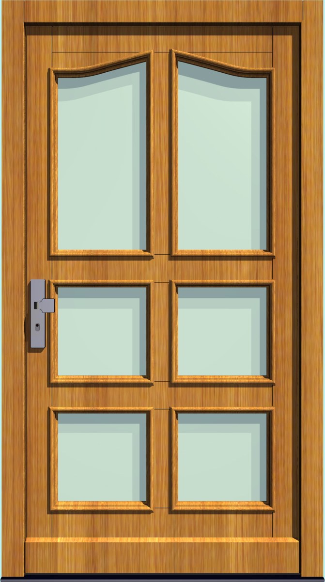 Holz-Hauseingangstür HT-S-200