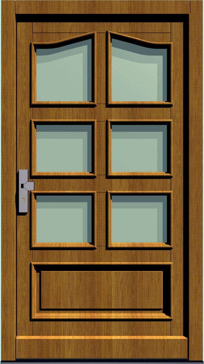 Holz-Hauseingangstür HT-S-203