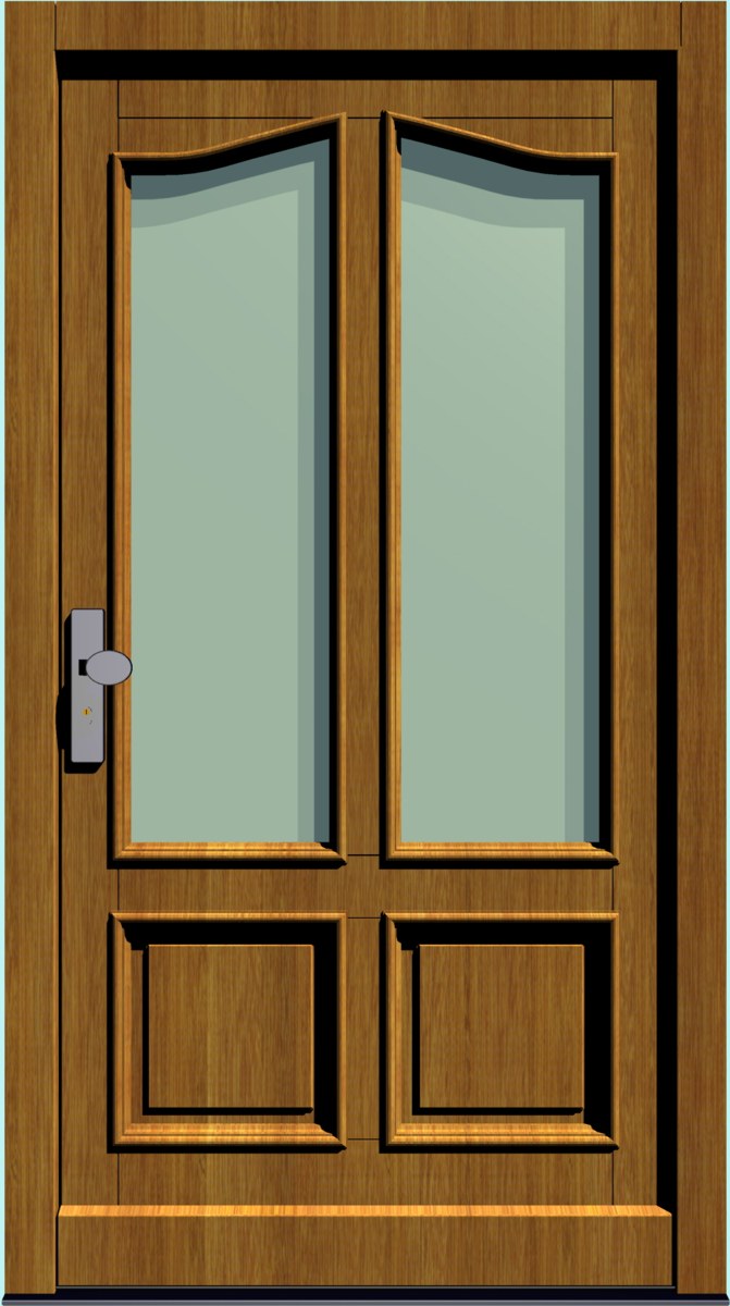 Holz-Hauseingangstür HT-S-205