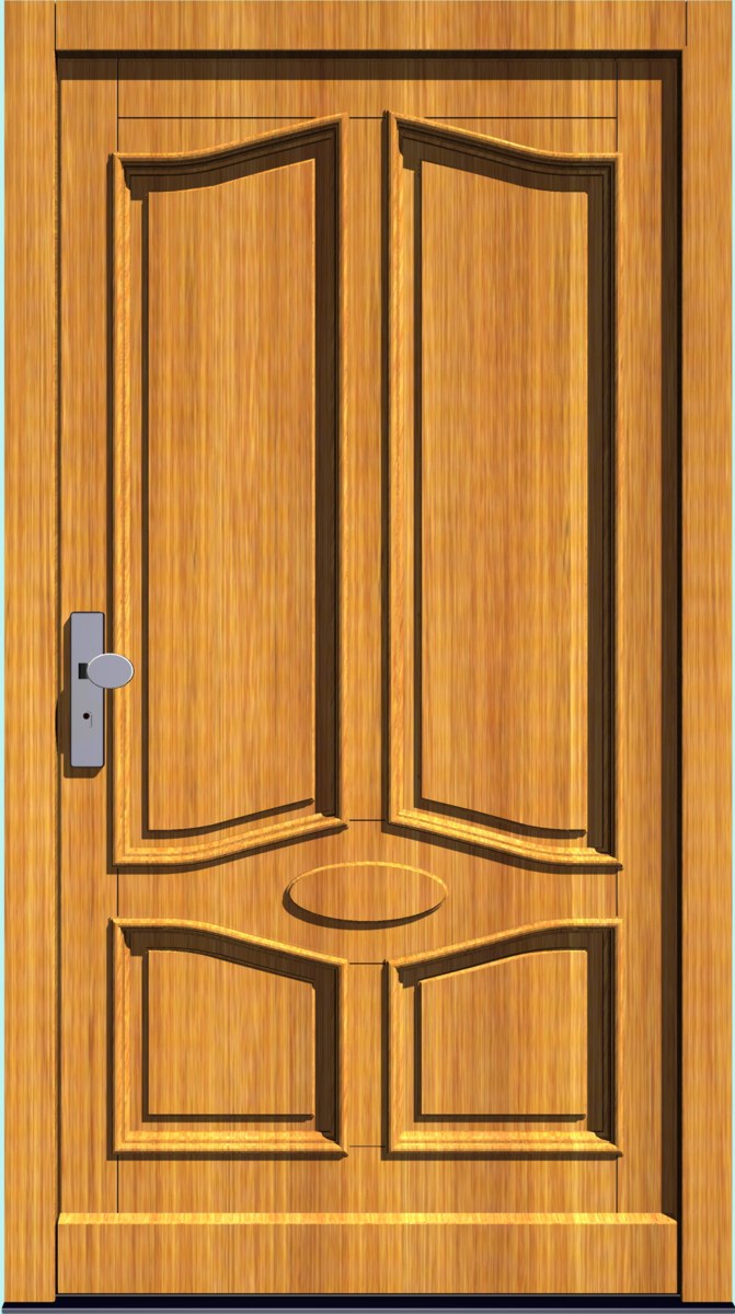 Holz-Hauseingangstür HT-S-206