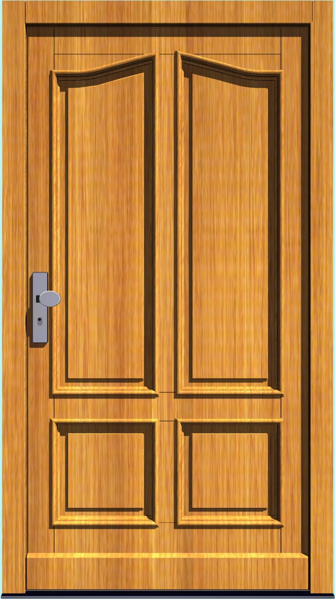 Holz-Hauseingangstür HT-S-207