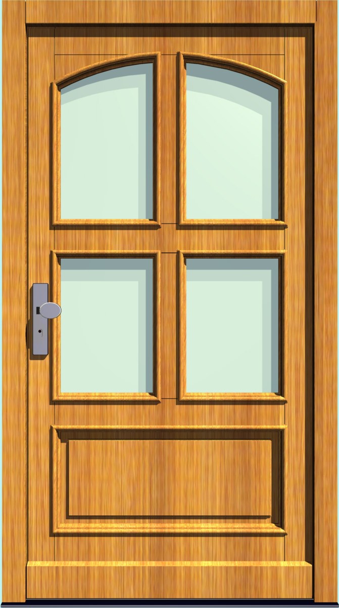 Holz-Hauseingangstür HT-S-209