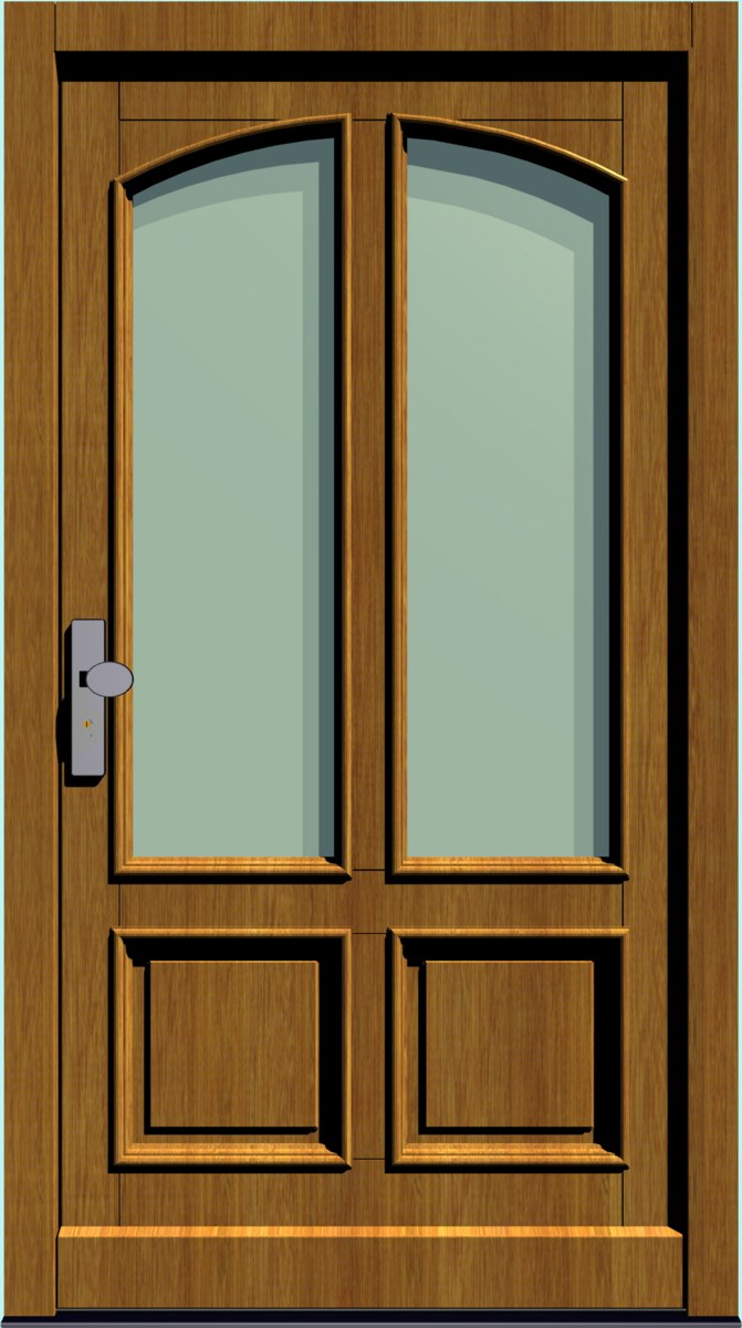 Holz-Hauseingangstür HT-S-211
