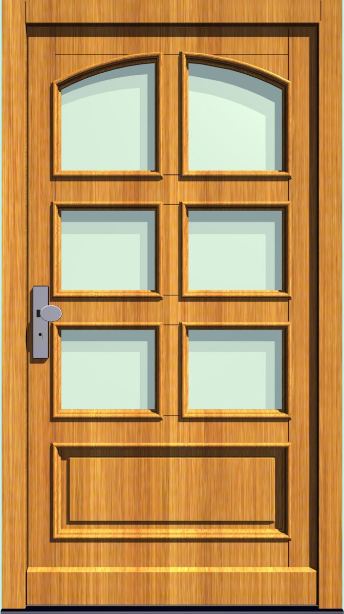 Holz-Hauseingangstür HT-S-213