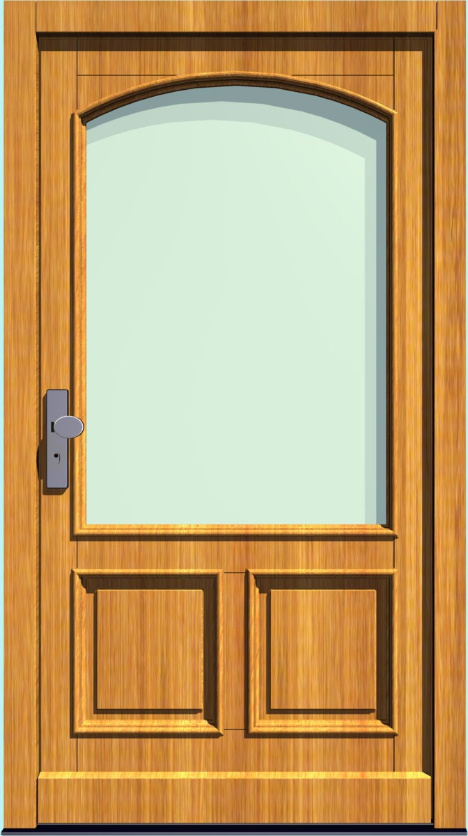 Holz-Hauseingangstür HT-S-215