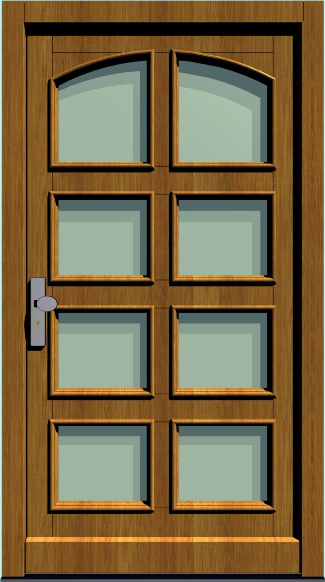 Holz-Hauseingangstür HT-S-217