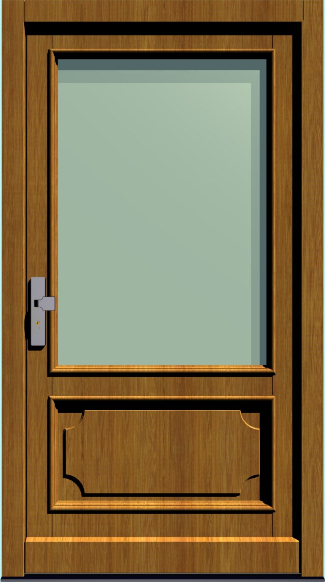 Holz-Hauseingangstür HT-S-218