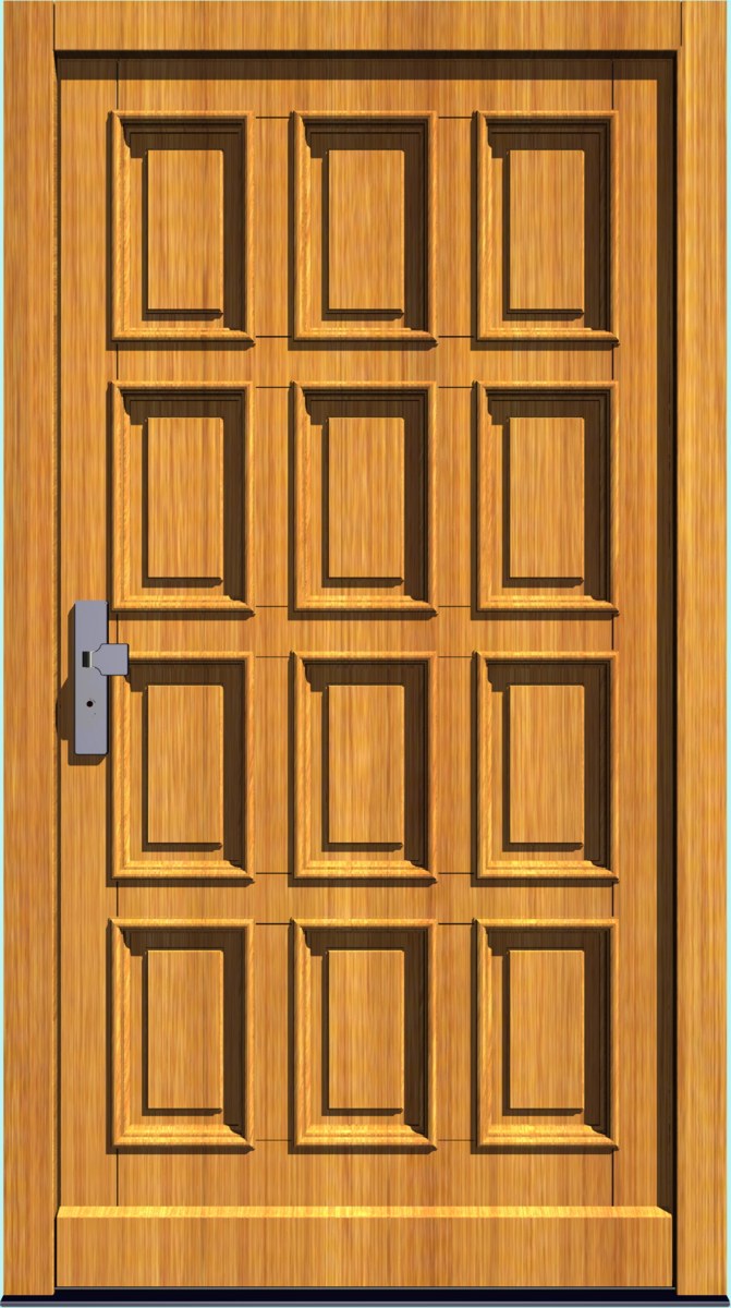 Holz-Hauseingangstür HT-S-225