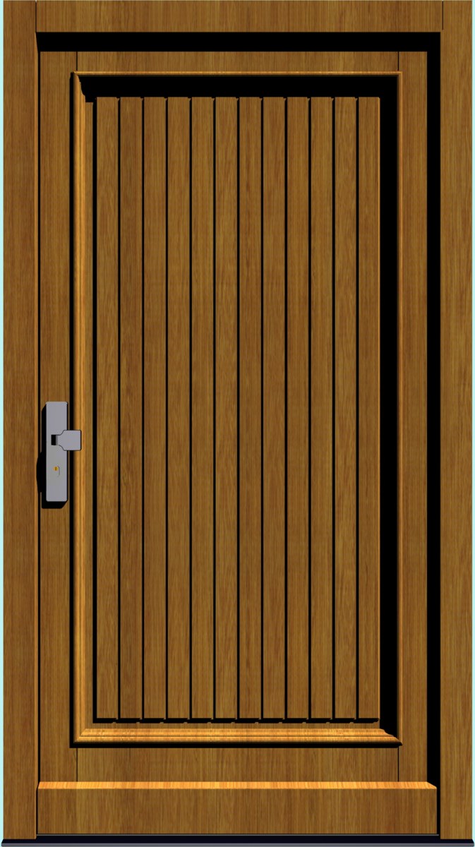 Holz-Hauseingangstür HT-S-226