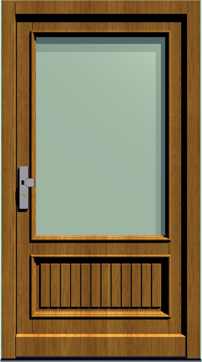 Holz-Hauseingangstür HT-S-227