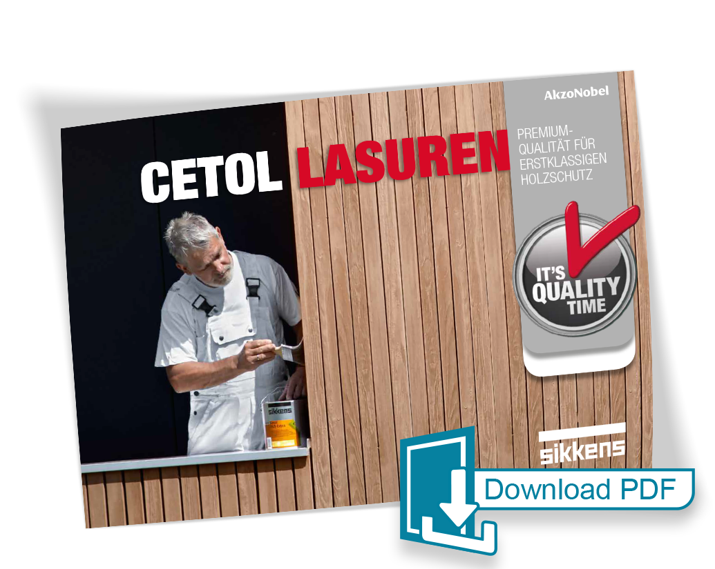 Sikkenslasuren Broschüre