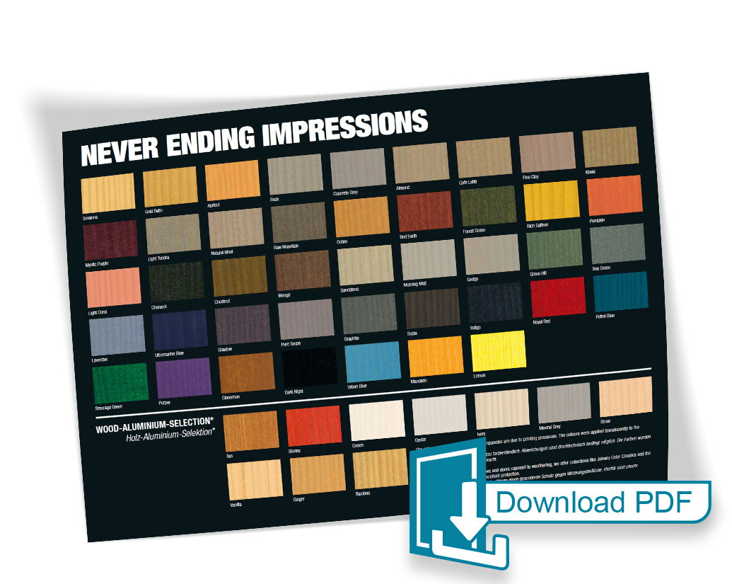Sikkens Holz-Aluminium Farbkarte