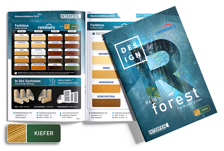 Farbkarte Kiefer - Remmers Lasuren